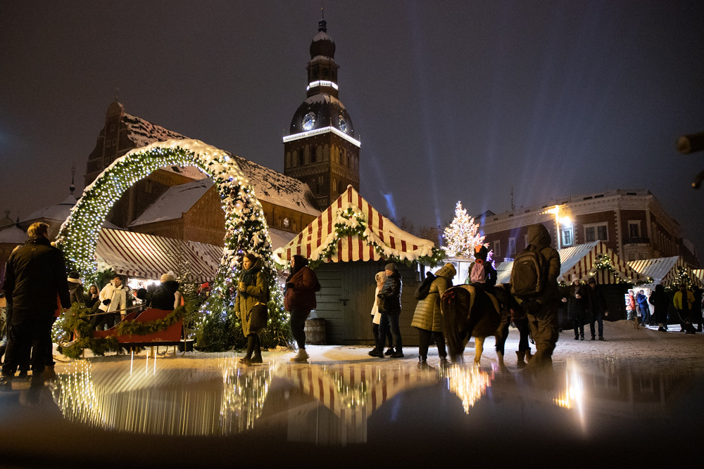 Christmas market in Riga