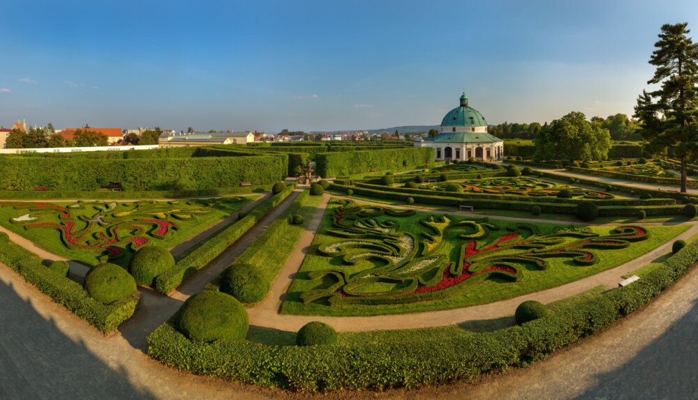 Take a stroll through the Flower Garden in Kroměříž, Czech Republic