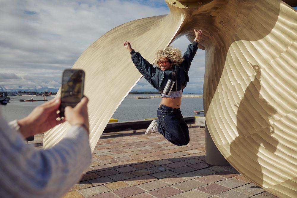 Tallinn Modern Art Sculpture at Noblessner Marina.