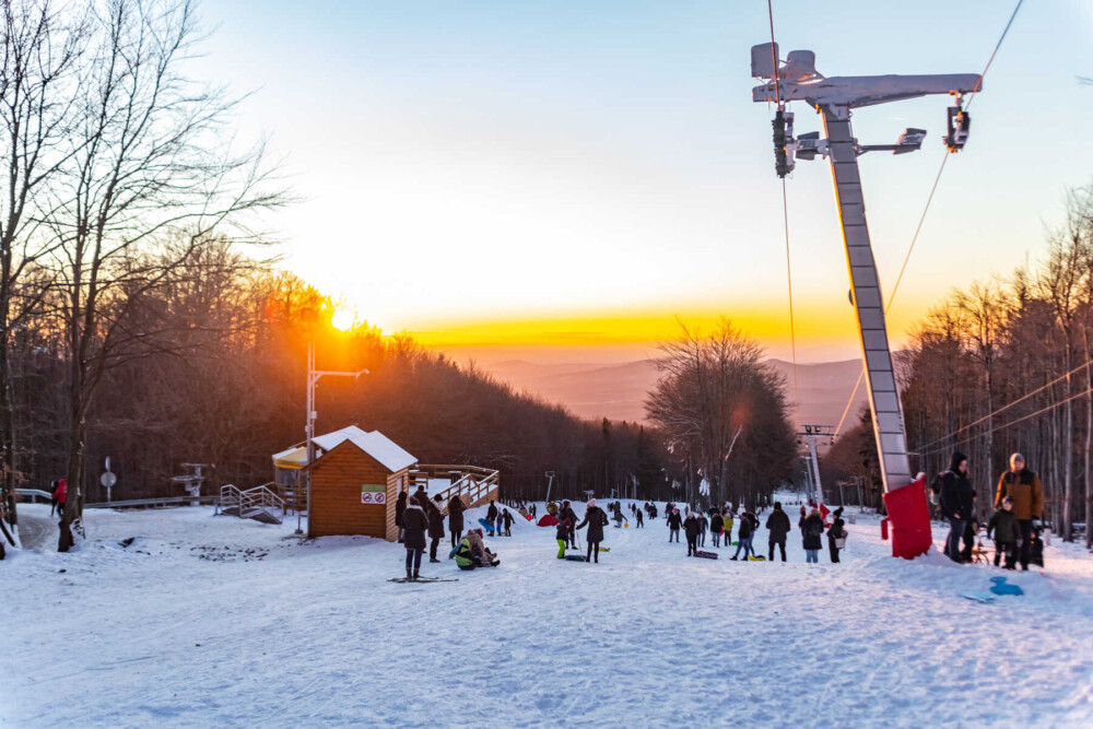 Play in the snow any number ways in Kékestető!